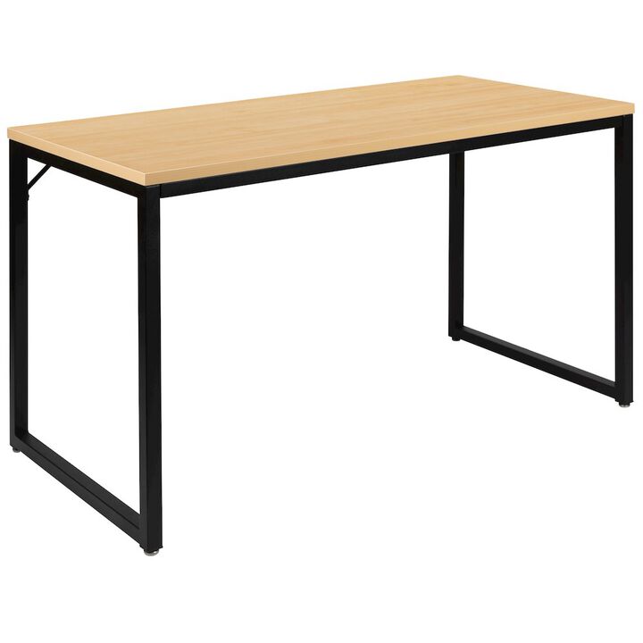 Flash Furniture Office Computer Desk and Home Office Desk - 47" Long (Maple/Black)