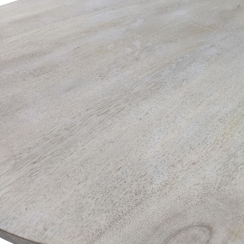 Carolina Living Bentley Adjustable Crank Table - Whitewash