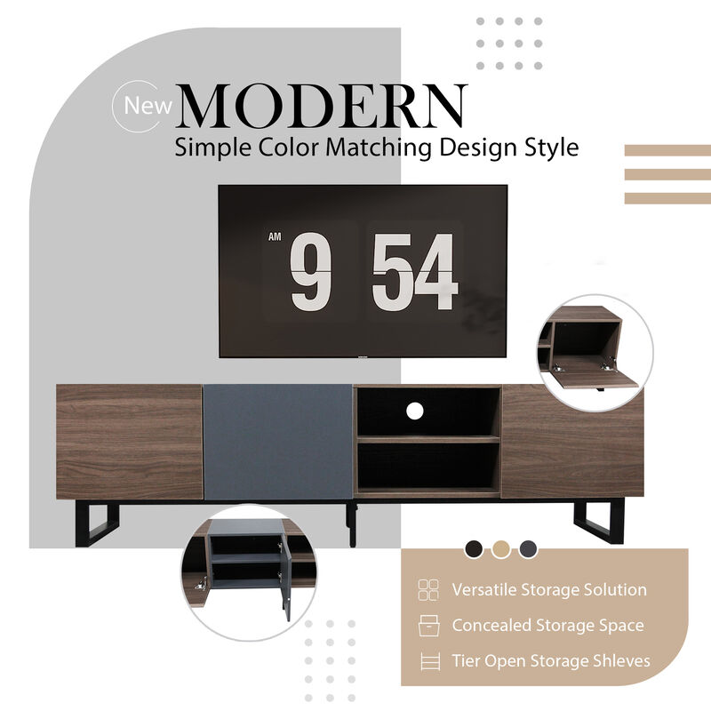 Merax Entertainment Center TV Stand for Living Room