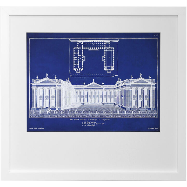 Cambridge In Perspective Framed Print