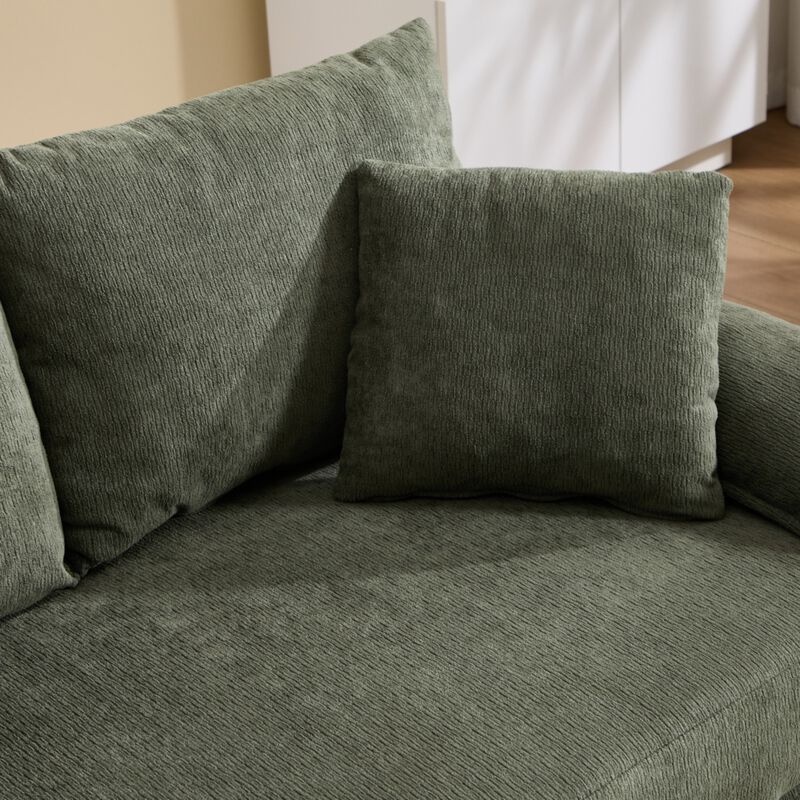Jidpop 3-in-1 Upholstered Futon Sofa image number 8