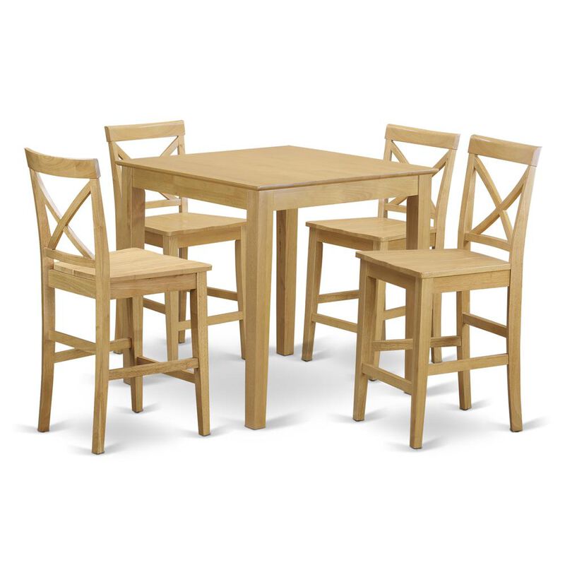 5 PC Counter height Table-gathering Table and 4 Stools