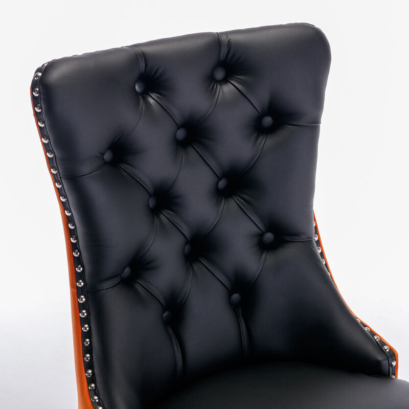 Streamdale Contemporary Tufted Upholstered Dining Chairs Set image number 6