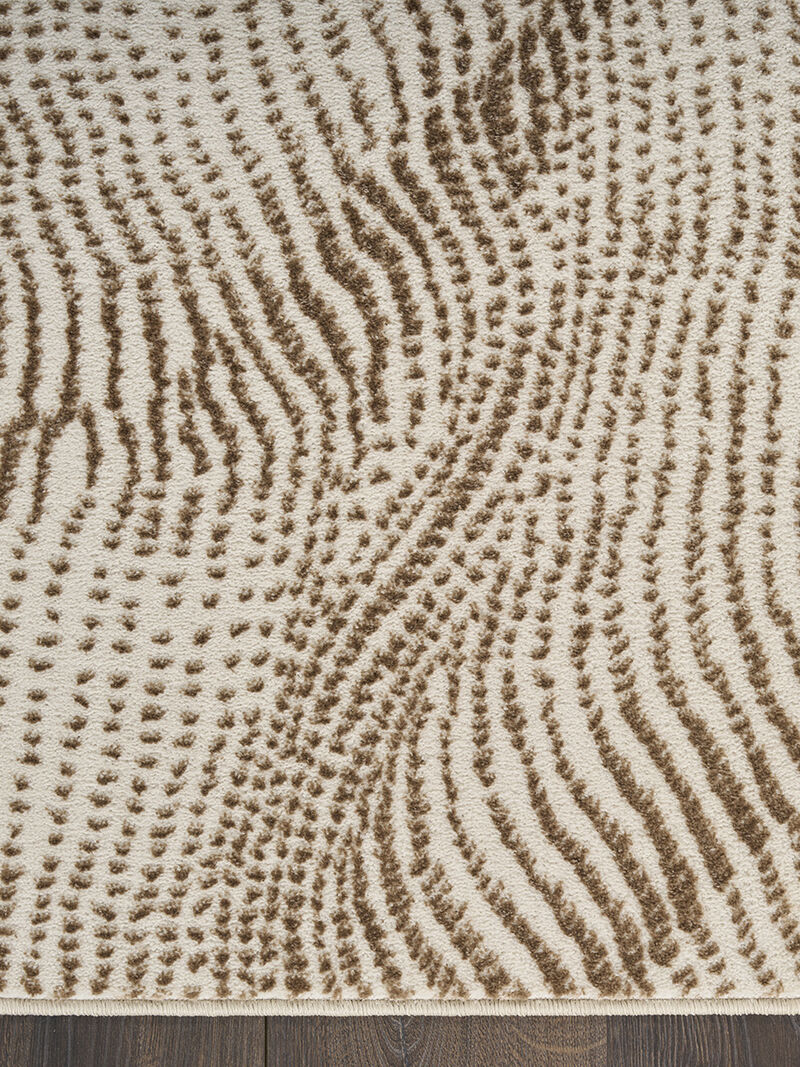 Central Park West CEP01 Beige/Brown 9' x 12' Rug