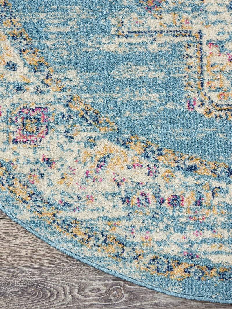 Passion PSN03 Light Blue 5'3" x 7'3" Rug image number 3