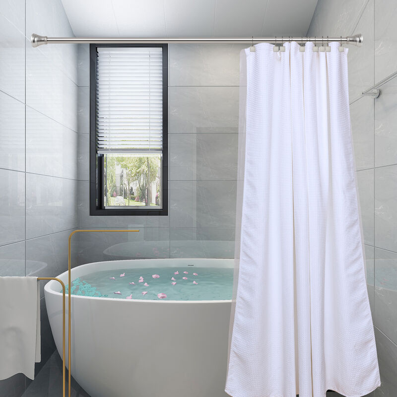 12-Piece Resistant Metal Double Shower Curtain Hooks image number 6