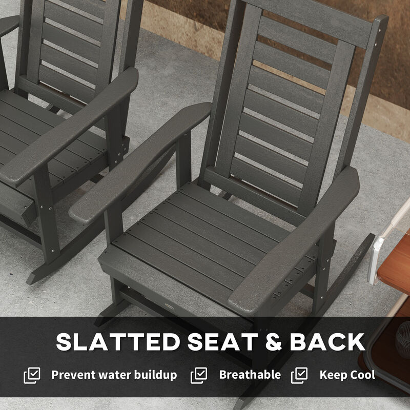 Hivvago 2-Piece Garden Rocking Chair Set image number 6