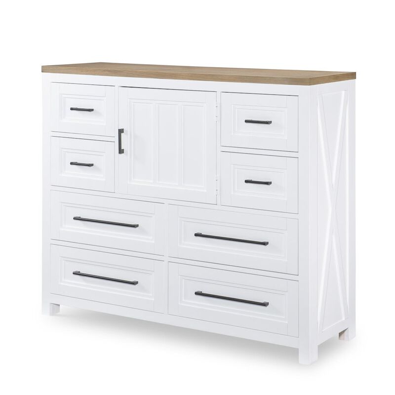 Legacy Classic Chest - 8 Drawers, 1 Door, Adjustable/Removable Shelf, Felt Lined Top Drawers