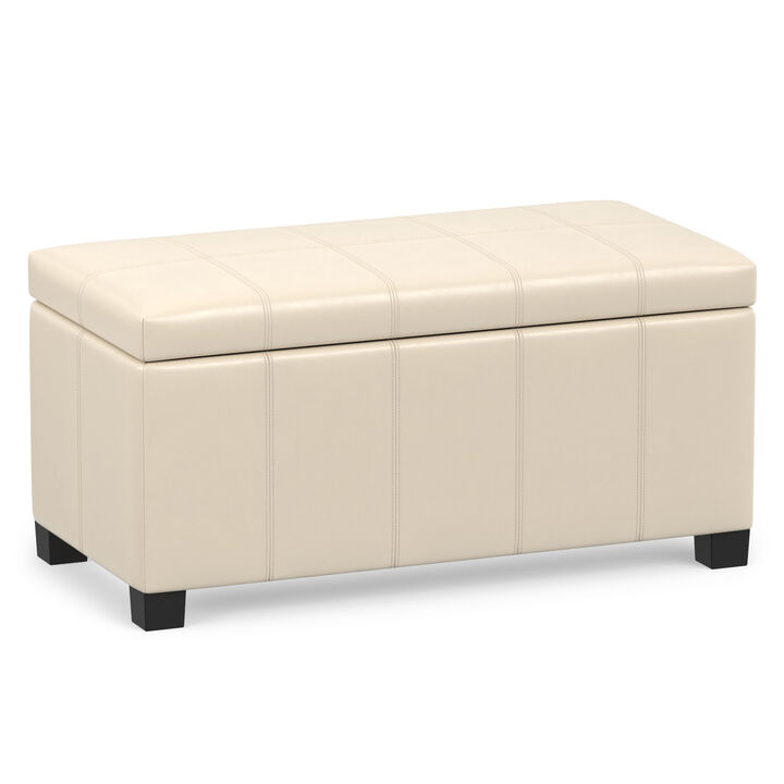 Simpli Home Dover Storage Ottoman Bench