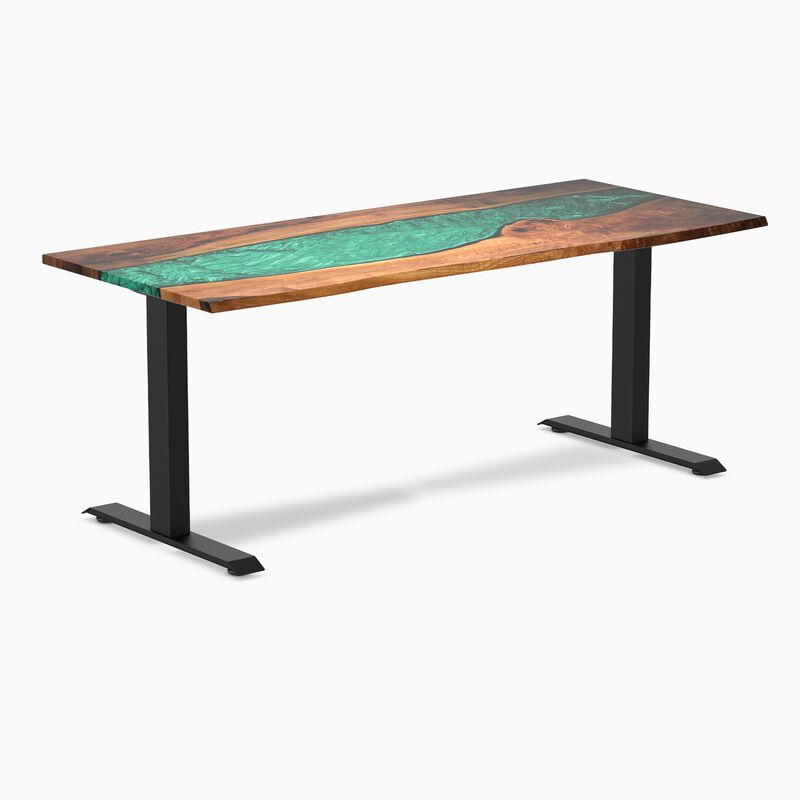 Desky Resin Hardwood Office Desk image number 0