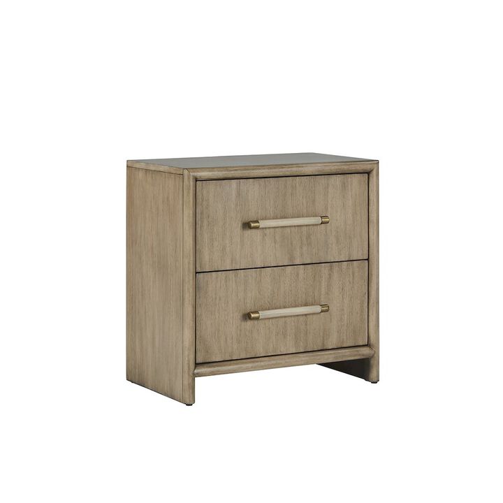 American Woodcrafters Arlington 2-Drawer Nightstand - Nutmeg