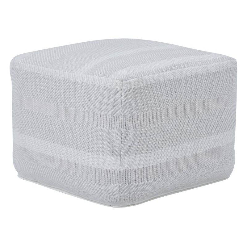 Renwil Renaud Pouf In Grey Color