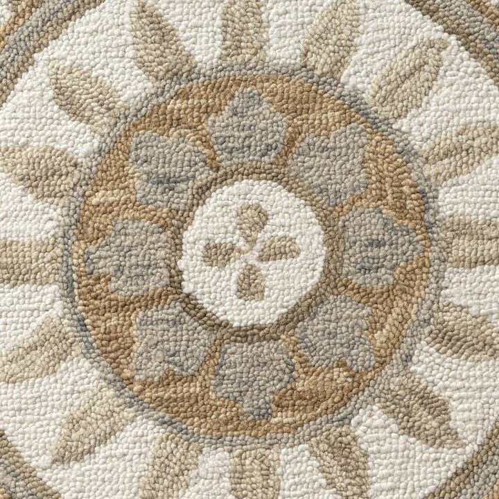 LR Home Dazzle Wool Area Rug Indoor