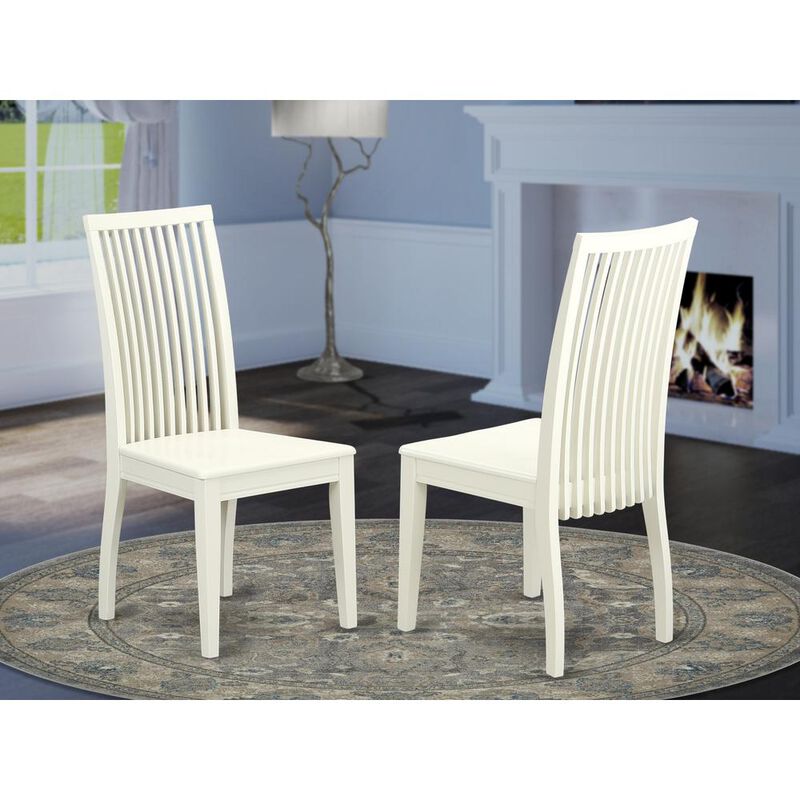 Dining Chair Linen White, IPC-LWH-W