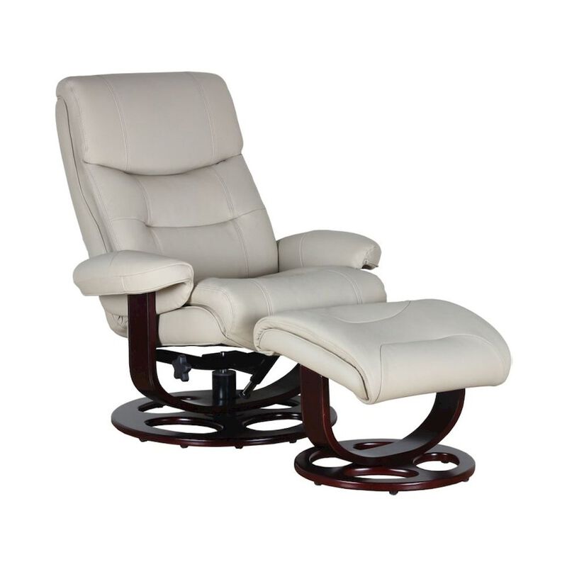 Barcalounger Dawson Swivel Pedestal Recliner w/Ottoman