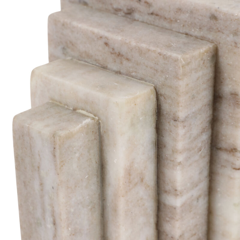 S/2 Onyx Marble Block Bookends image number 3