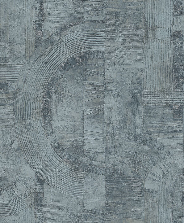 Abe Blue Geo Wallpaper