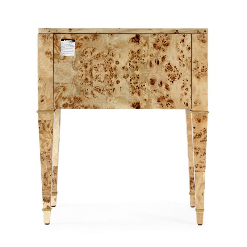 Butler Specialty Kai 2 Drawer End Table, Light Brown