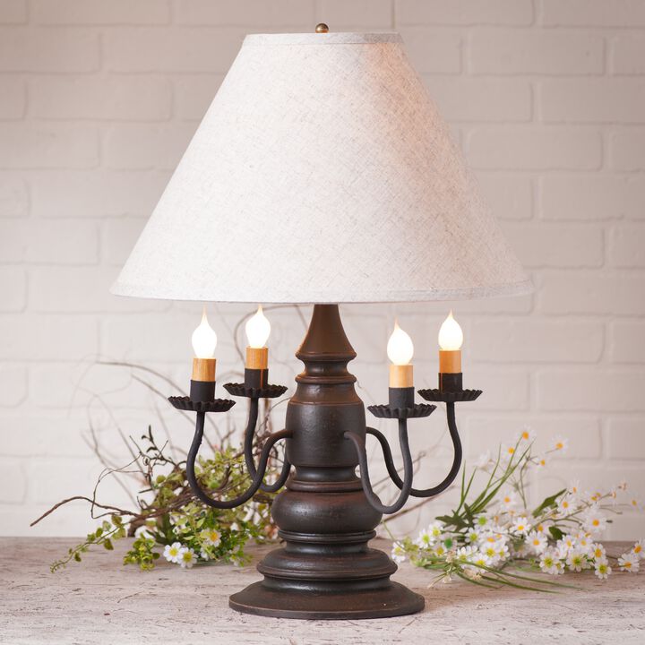 Harrison Lamp In Americana Black With Shade