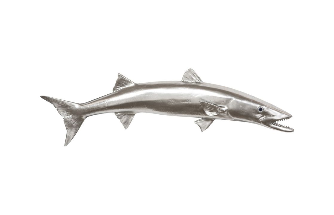 Barracuda Fish Wall Sculpture
