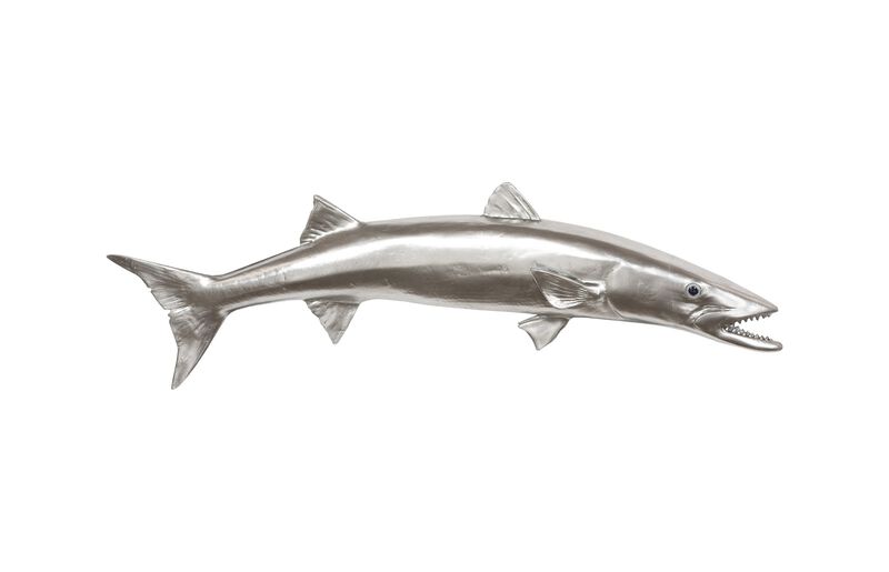 Barracuda Fish Wall Sculpture