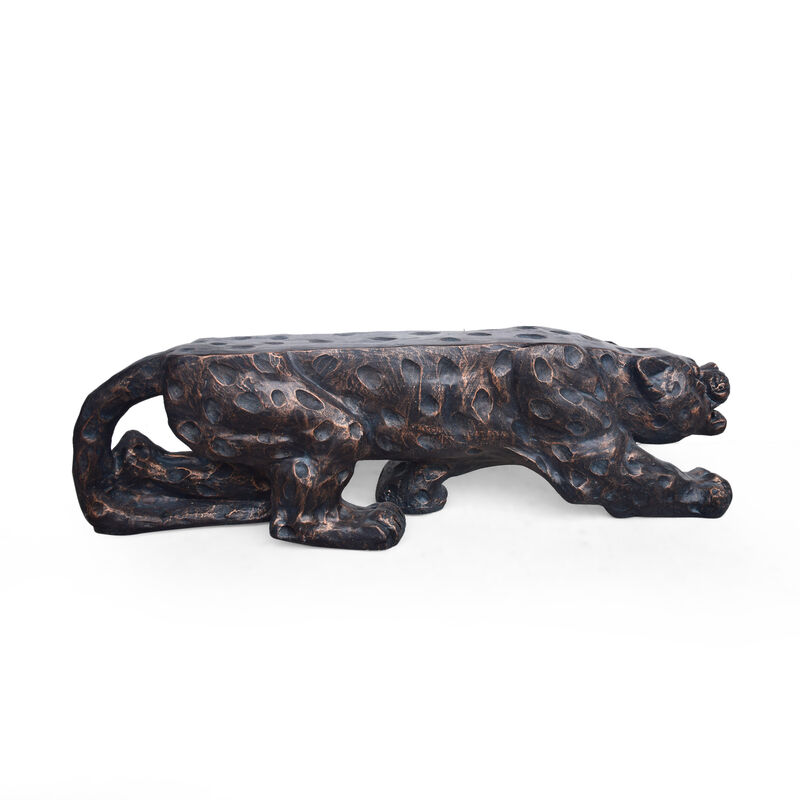 Streamdale Exquisite Leopard Bench Antique Copper Oasis for Your Patio