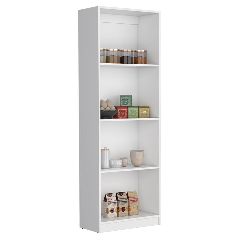 Simla 3 Piece Living Room Set with 3 Bookcases, White