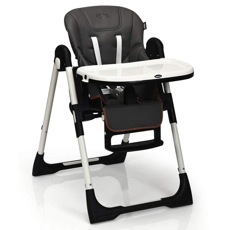 Foldable High chair with Multiple Adjustable Backrest