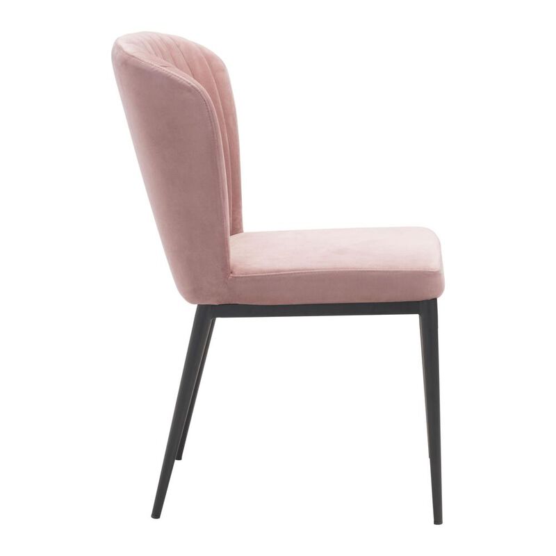 Belen Kox Tolivere Dining Chair (Set of 2), Pink Velvet, Belen Kox