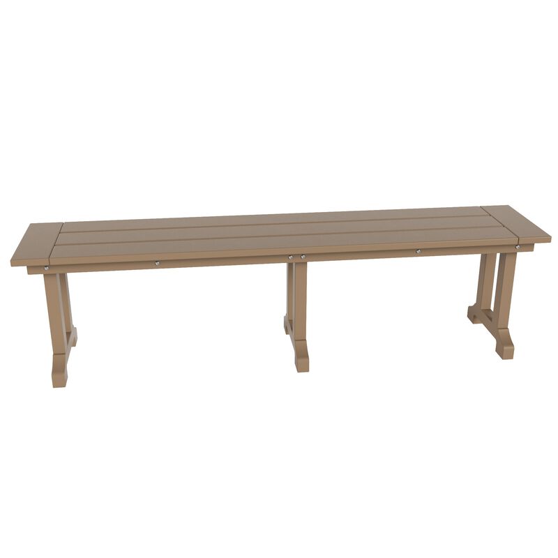 WestinTrends 65" Outdoor Dining Bench