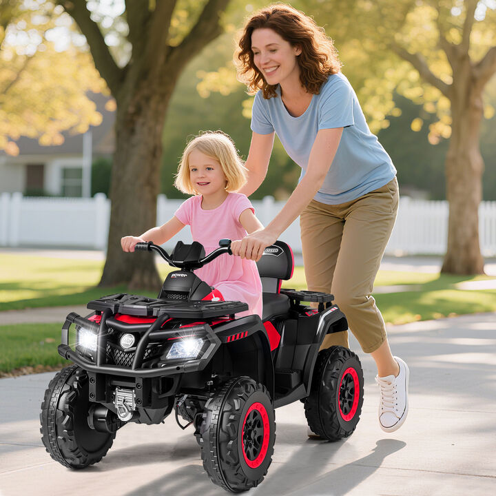 24V Two Seater Kids ATV Vehicle with 4 Motors Music and LED Light Features