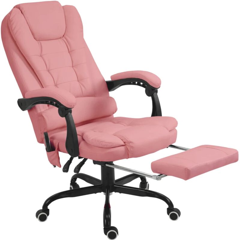 GOODSILO High-Back Ergonomic Office Chair with 7-Point Vibrating Massage System and Adjustable Recline image number 0