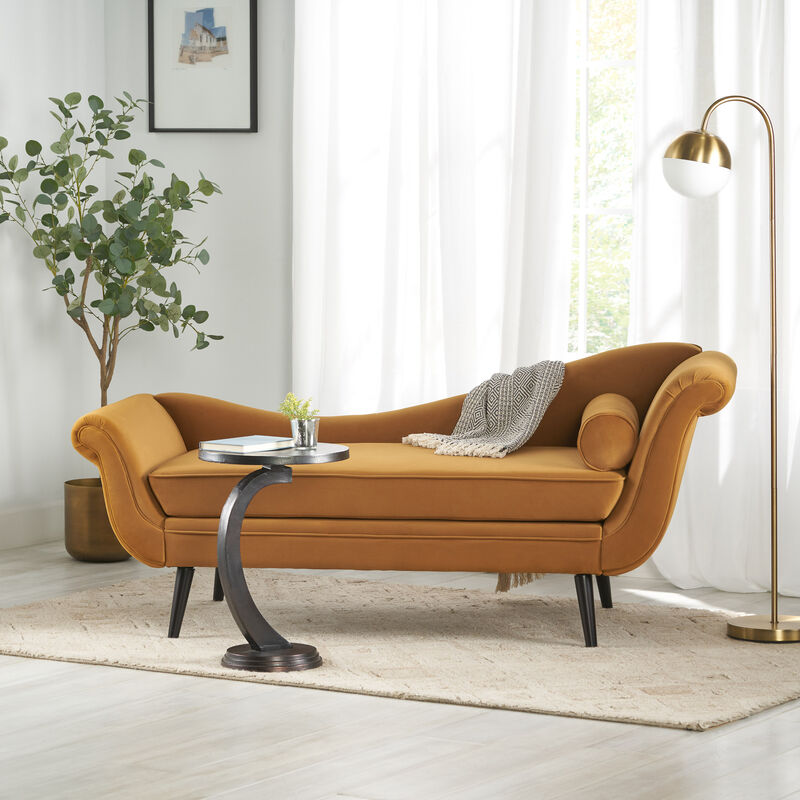 Merax Classic Modern Chaise Lounge image number 2