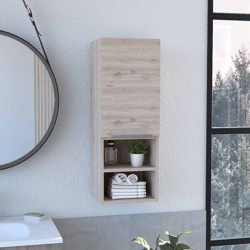 Medicine Cabinet Hazelton, Bathroom, Light Gray