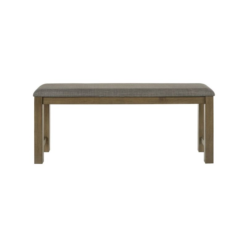 Liberty Furniture Brook Bay Upholstered Counter Height Bench for Dining Room - Sandstone Brown image number 0