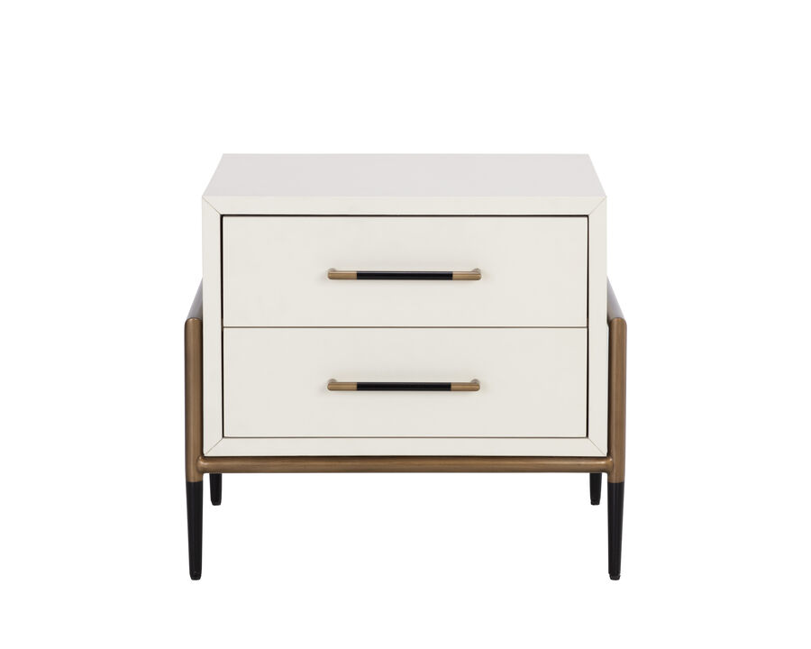 Weldrick Oyster Nightstand