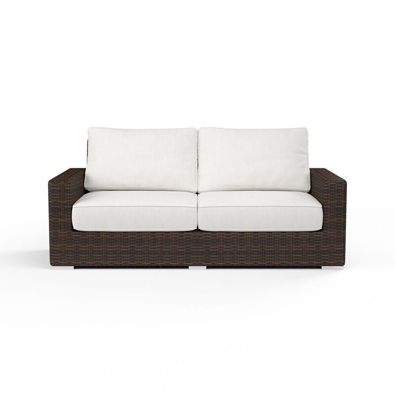 Montecito Loveseat in Canvas Flax w/ Self Welt
