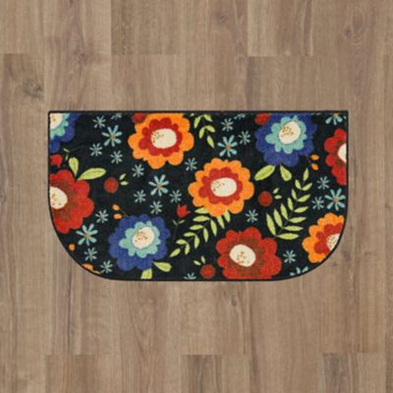 Prismatic Sweet Flowers Bath and Kitchen Mat Collection