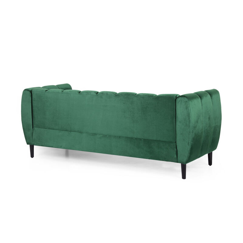 Merax Velvet 3-Seater Sofa
