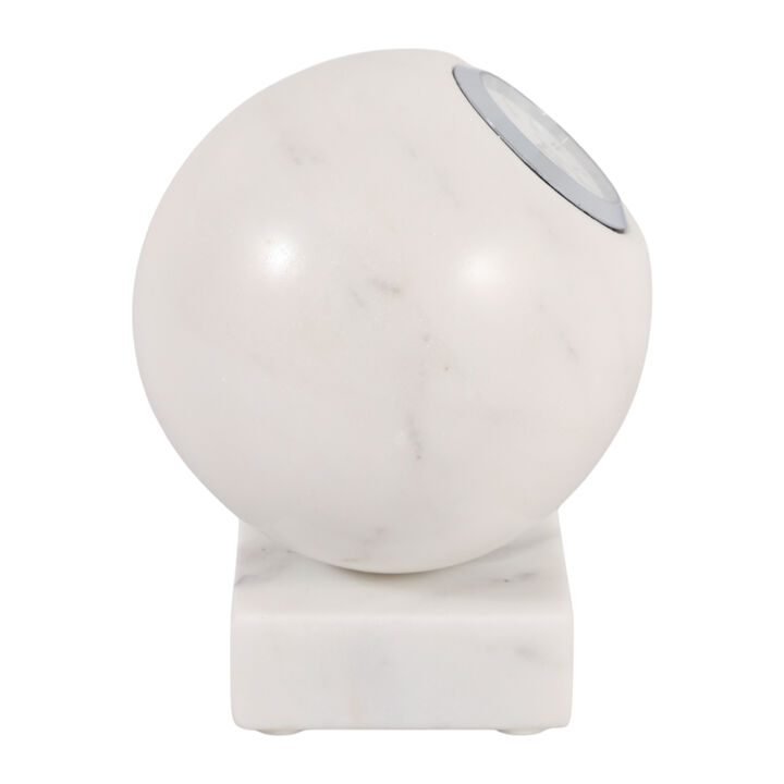 Marble Ball Clock on Base