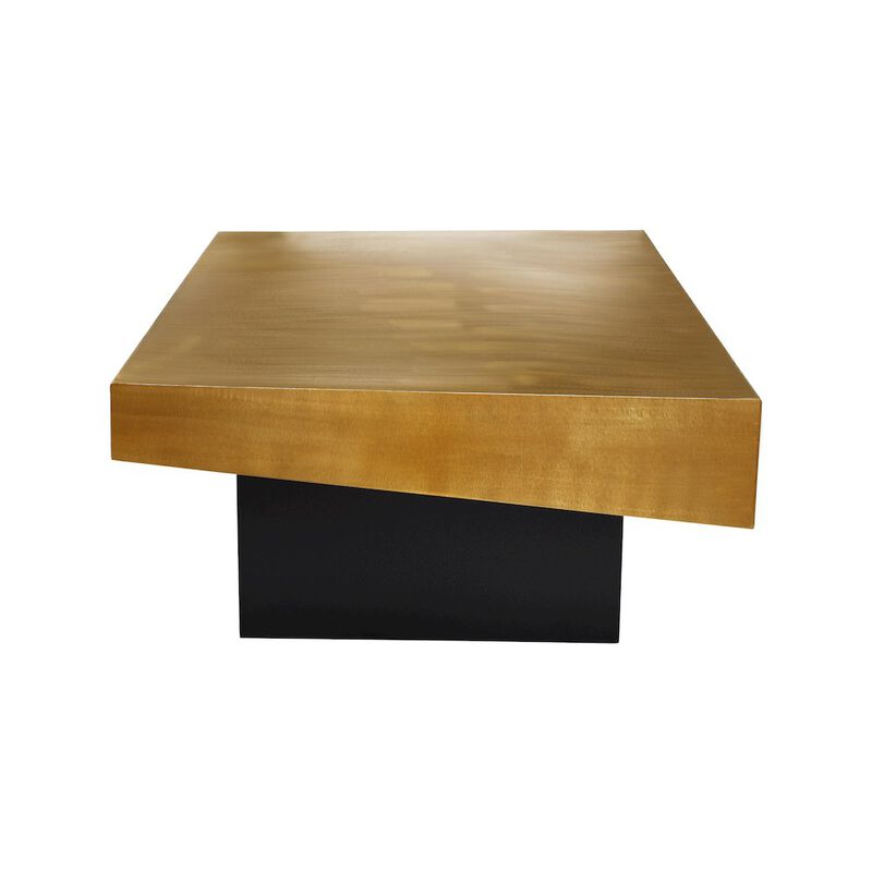 Meridian Furniture Palladium Gold Coffee Table
