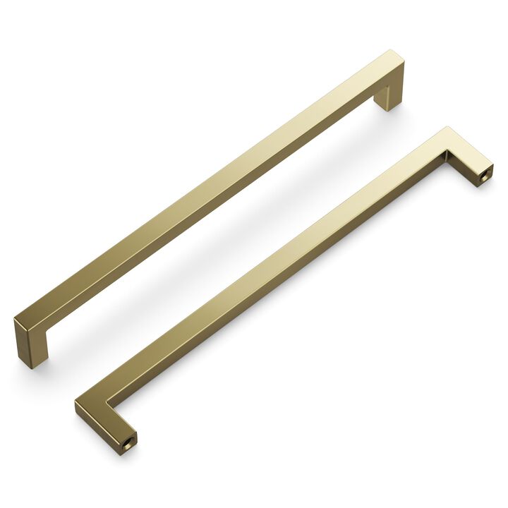 Hickory Hardware 1 Pack Solid Core Kitchen Cabinet Pulls, Luxury Cabinet Handles, Hardware for Doors & Dresser Drawers, 8-13/16