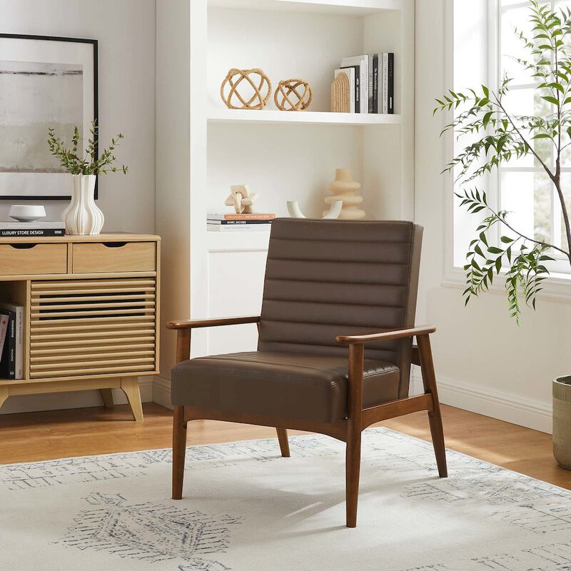 Jensen Vegan Leather Accent Chair image number 8
