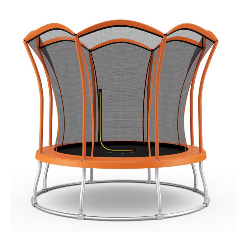 120 Inch Unique Flower Trampoline, Heavy-Duty Steel Frame image number 0