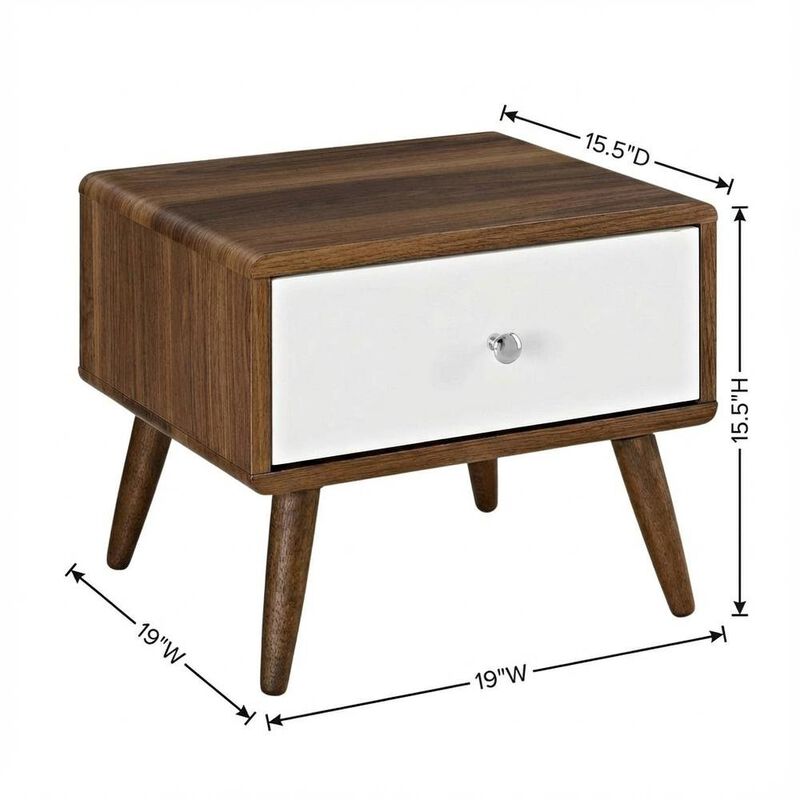 Nightstand in Modern Design, Sleek Finish, Sturdy Construction, Versatile Style image number 1