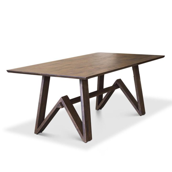 Ashcroft Furniture Co Trimont 78 Solid Wood Dining Table