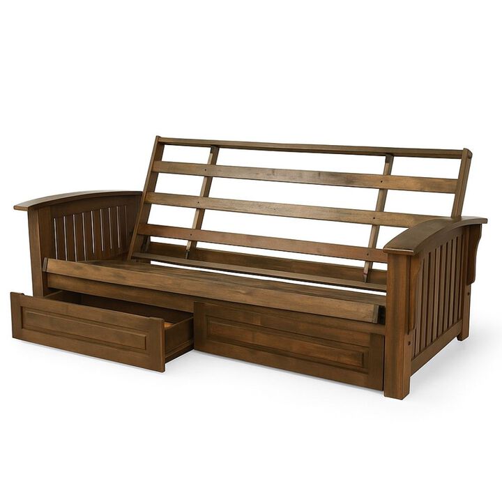 Washington Frame-Rustic Walnut-Storage Drawers