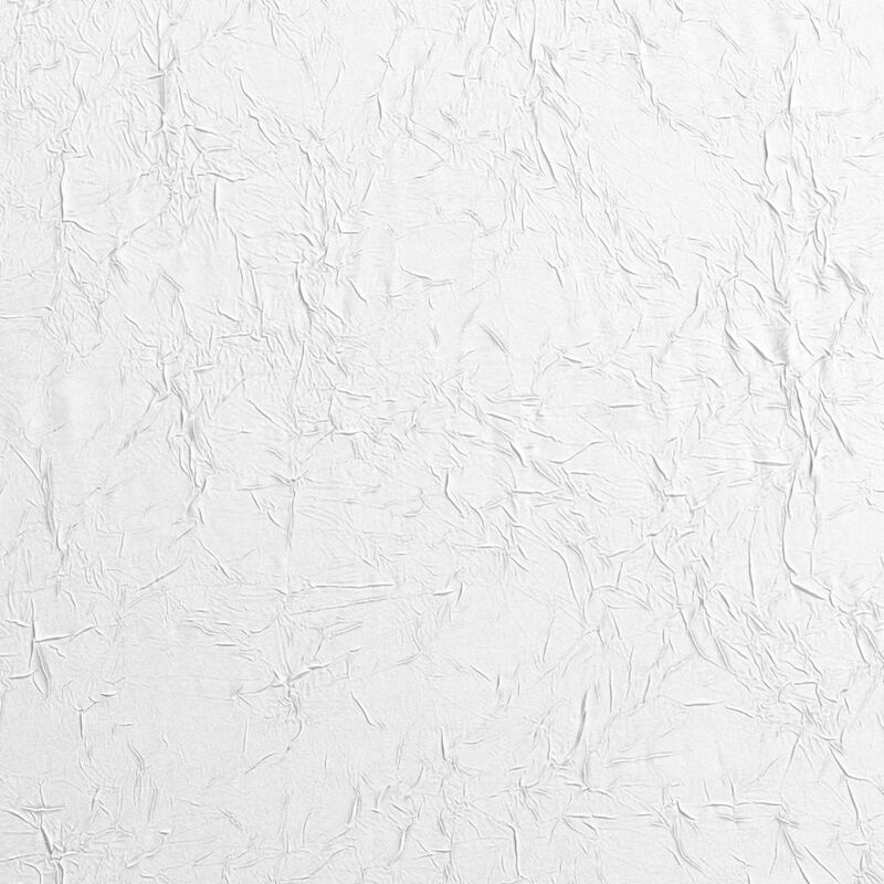 Ellis Curtain Portland Crushed Taffeta Rod Pocket Tailored Panel - 48x84", White