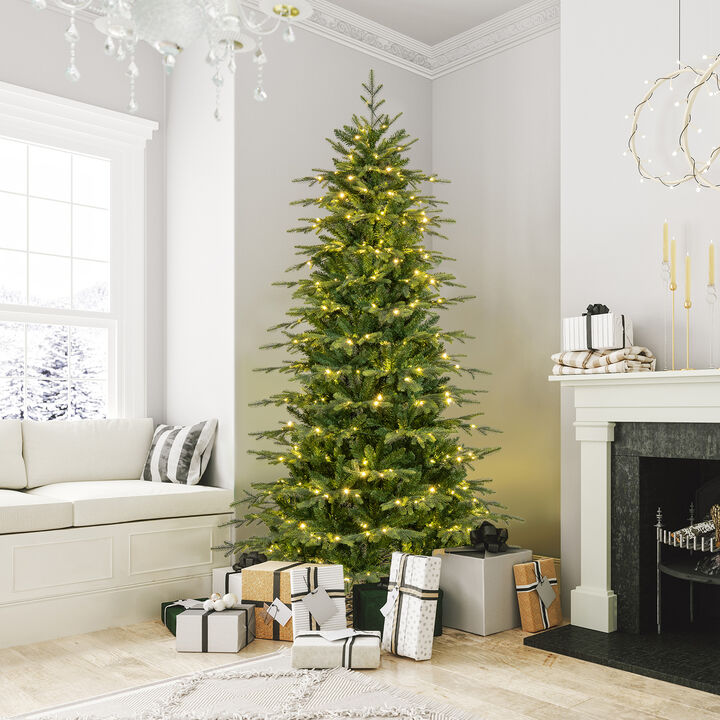 Pre-Lit Artificial Christmas Tree with Warm White LED Lights