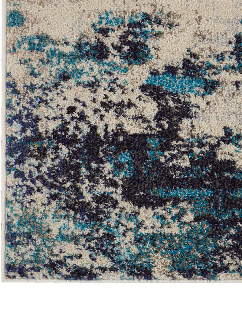 Celestial CES02 Ivory/Blue 3' x 5' Rug